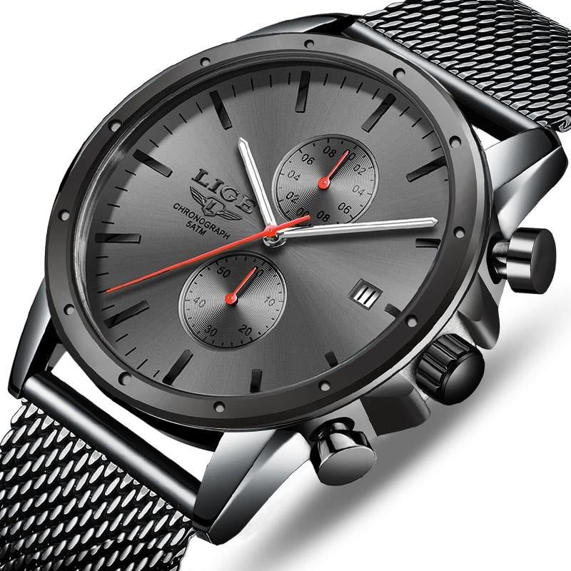 Chronograph Waterproof Wristwatch