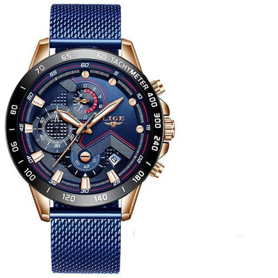 Chronograph Waterproof Wristwatch