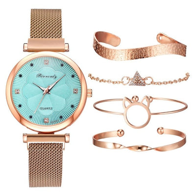 Women Watches Luxury Magnet Buckle