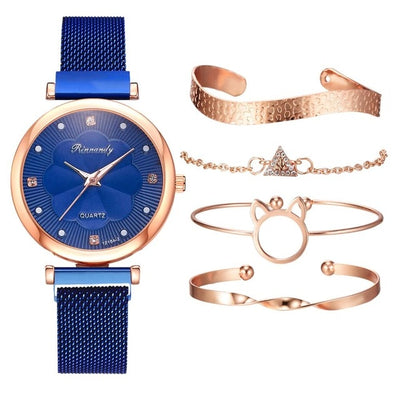 Women Watches Luxury Magnet Buckle