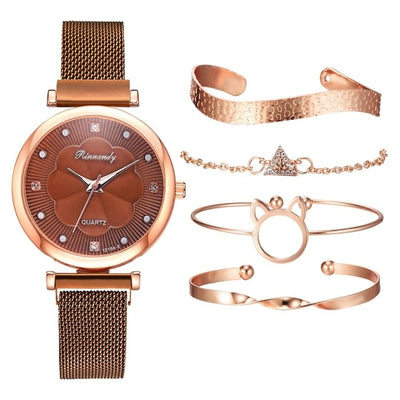 Women Watches Luxury Magnet Buckle