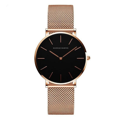 Stainless Steel Gold Waterproof Watch